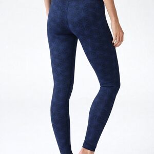 Lululemon Athletica Navy Geometric Leggings Women's Size 6
